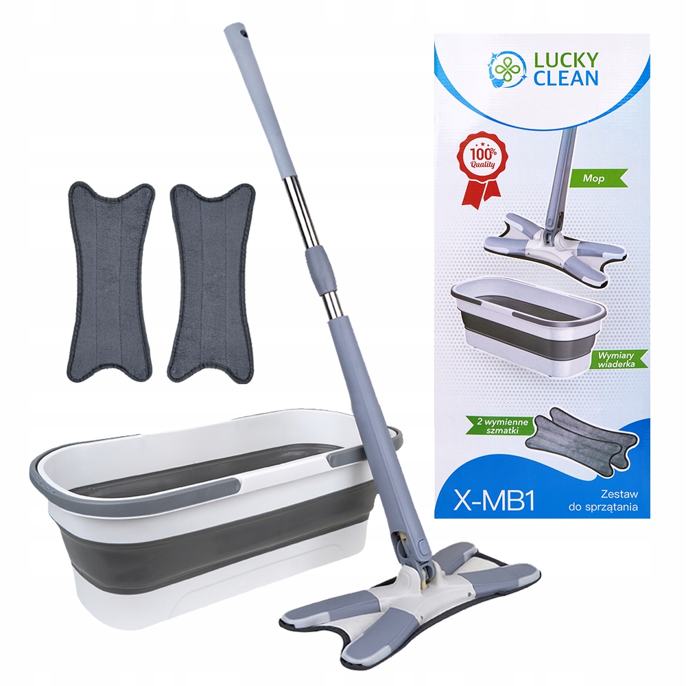 LuckyClean vedierko a mop Lucky Clean X-MB1 upratovacia sada 54 cm